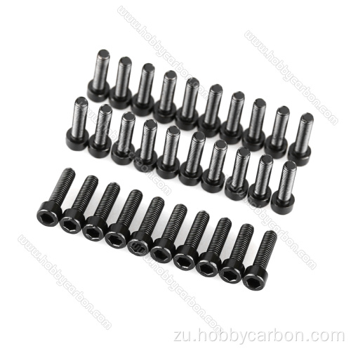 I-M3 Anodised Socket Aluminium Screws